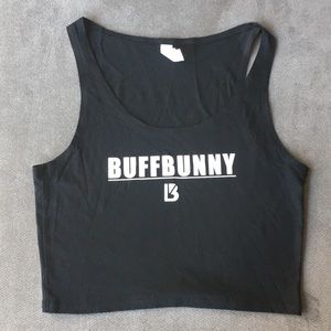Black buffbunny crop top